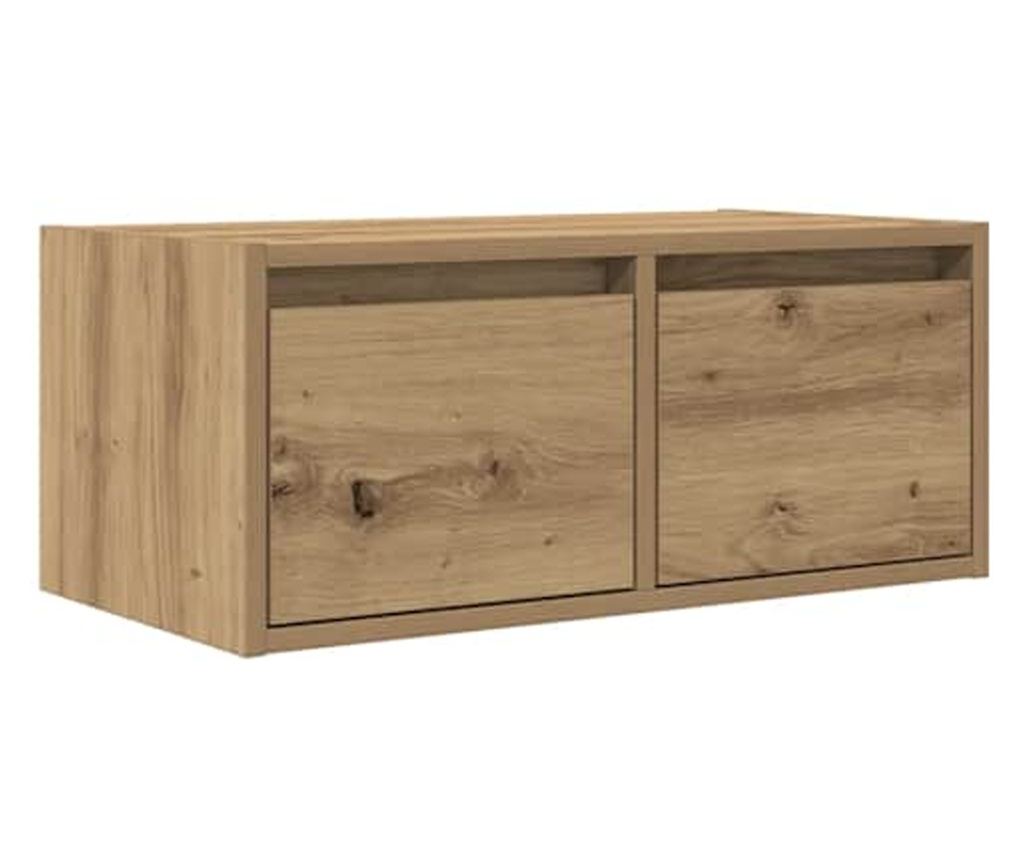 ТВ шкафове 2 бр дъб артизан 60x31x25,5 см инженерно дърво - 10