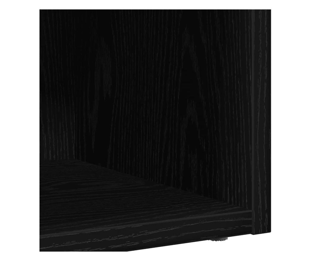 LP Кутия за съхранение Черен дъб 71x34x36cm Инженерна дървесина - 8
