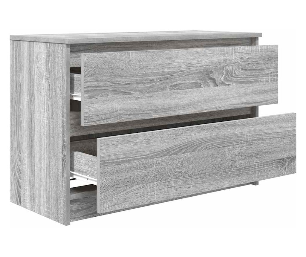 ТВ шкаф Grey Sonoma 80x35x54 cm Инженерна дървесина - 5