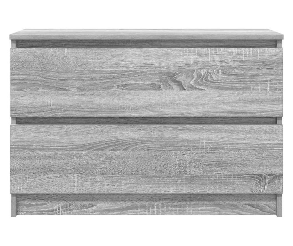 ТВ шкаф Grey Sonoma 80x35x54 cm Инженерна дървесина - 6
