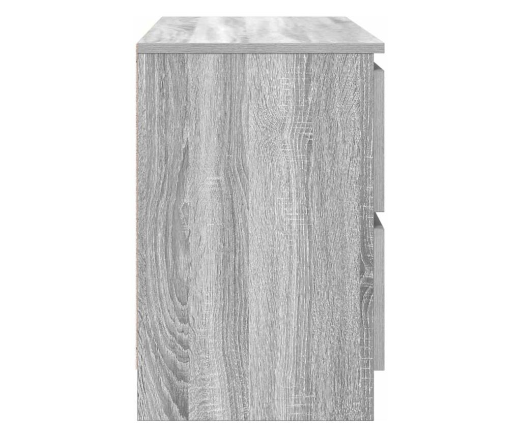 ТВ шкаф Grey Sonoma 80x35x54 cm Инженерна дървесина - 7