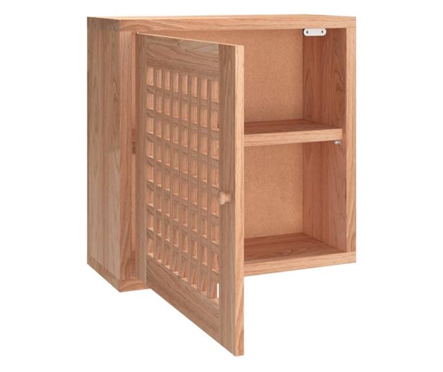 Стенен шкаф, 42x18x42 см, масивно дърво орех