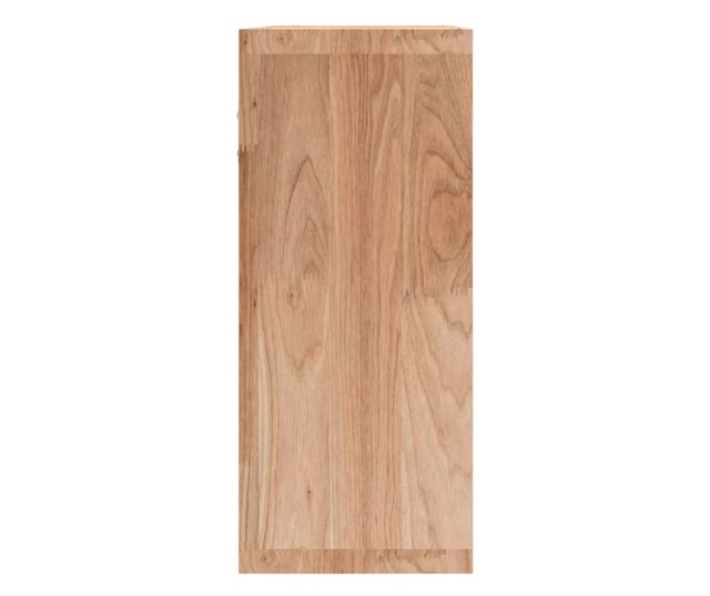 Стенен шкаф, 42x18x42 см, масивно дърво орех