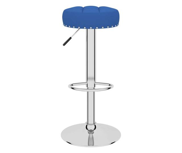 Barski stoli, 2 kosa, modri, blago