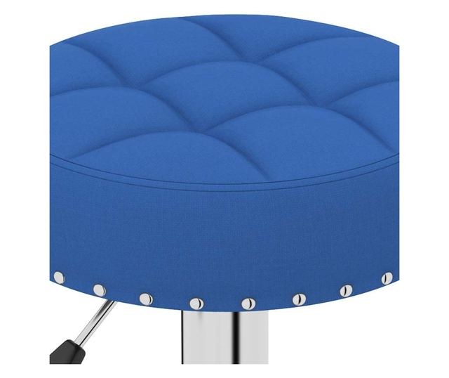 Barski stoli, 2 kosa, modri, blago