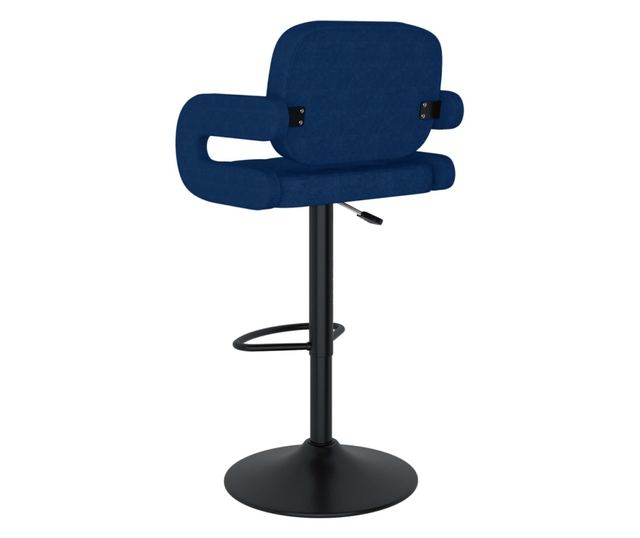 Barski stoli, 2 kosa, modri, blago