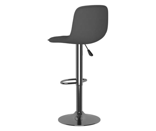 Barski stoli, 2 kosa, temno sivi, blago