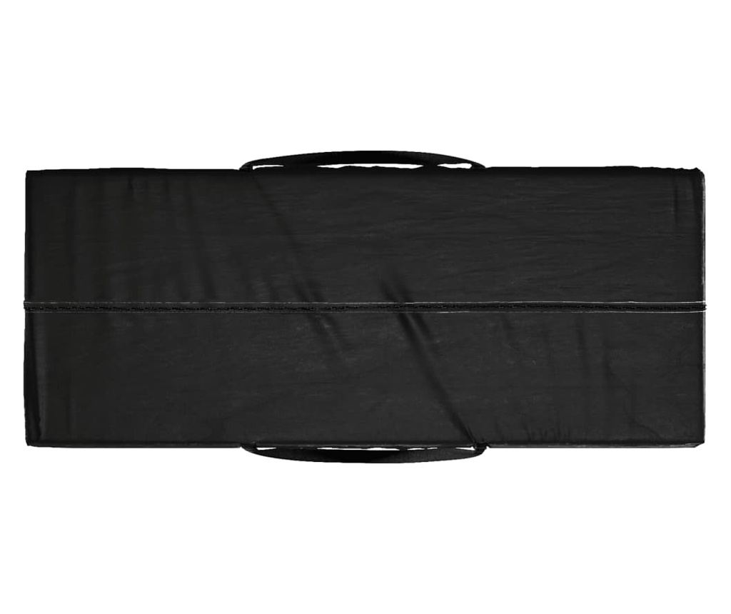 Градинска чанта за съхранение на възглавници, черна 135x40x55 см полиетилен - 5