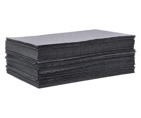 Jastučići za upijanje ulja 100 kom sivi 40x50 cm