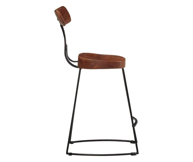 Barski stoli 2 kosa 49x43x79 cm Trden mangov les