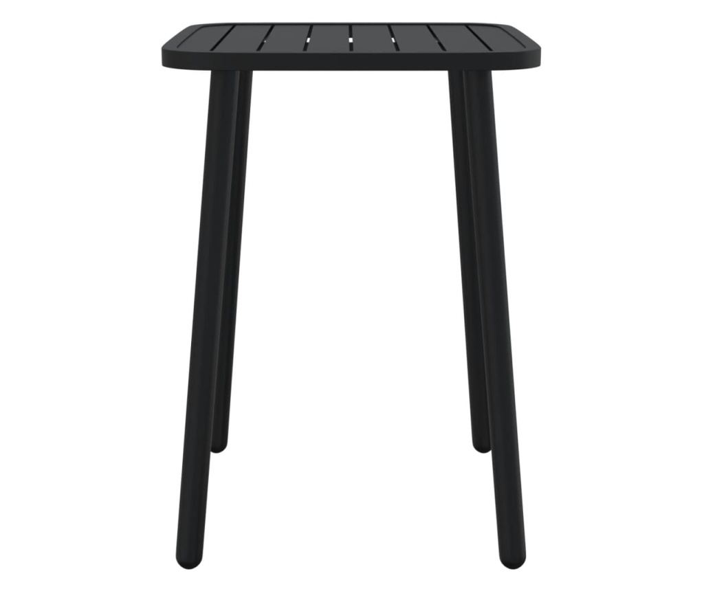 Градински комплект за хранене, 3 части, антрацит, стомана - 8