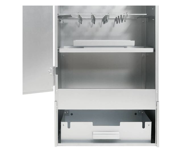 Пушилка за барбекю с маса, поцинкована стомана