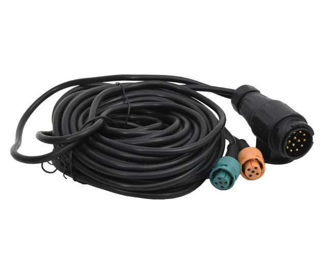 Светлини за ремарке, 2 бр., червени, LED крушка 12 V, 24x5x14,5 см