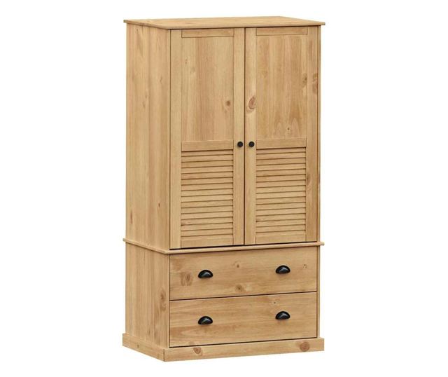 Гардероб VIGO, 90x55x176 см, Масивна борова дървесина