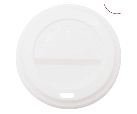 Papirnati poklopci za šalice za kavu Ø90 mm 12oz i 16oz 1000kom