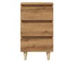 Noćni ormarić, Artisan Oak, 40X35X69 cm, Kompozitno drvo thumbnail 4