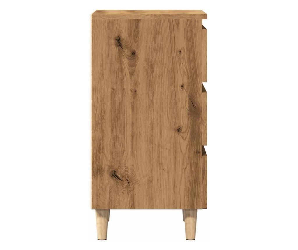 Noćni ormarić, Artisan Oak, 40X35X69 cm, Kompozitno drvo - 5