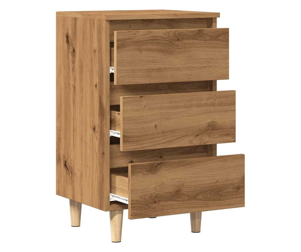 Noćni ormarić, Artisan Oak, 40X35X69 cm, Kompozitno drvo - 8