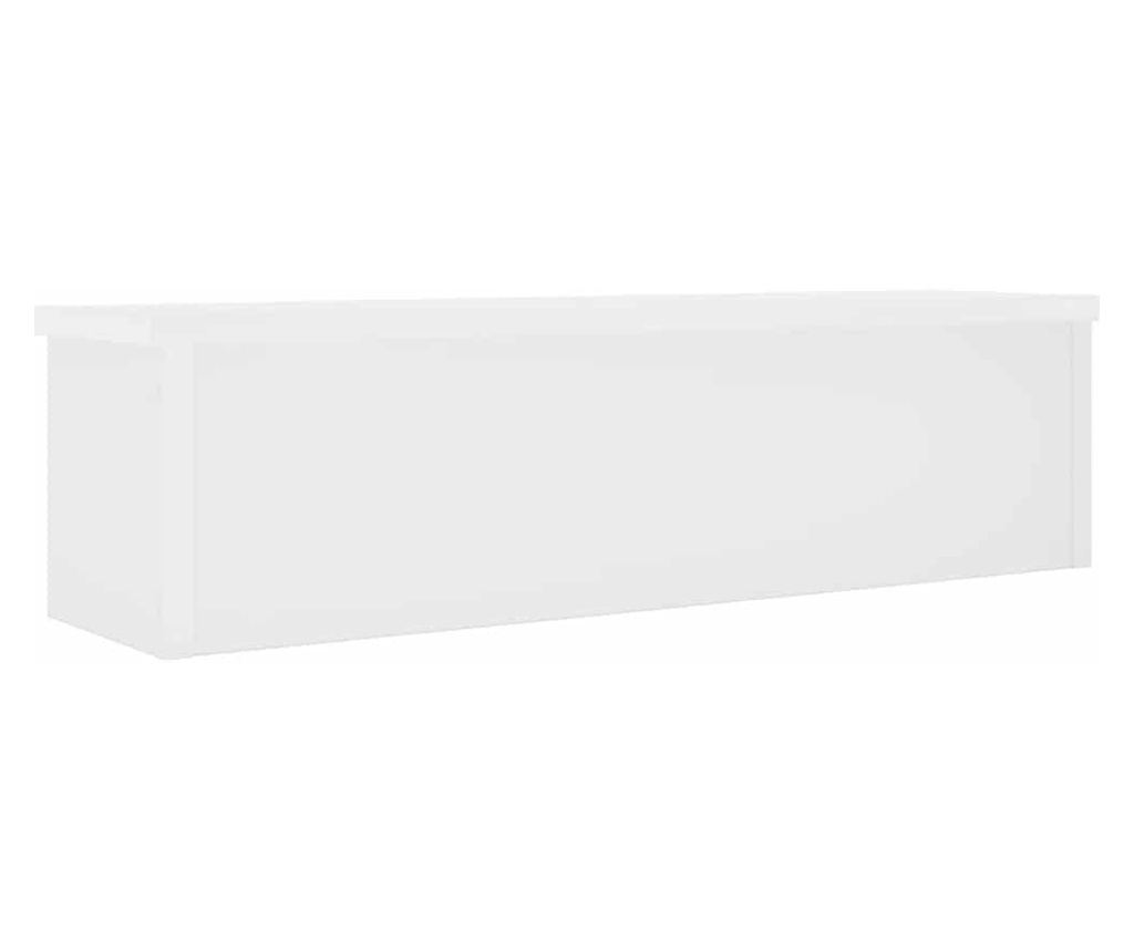 Кухненски стелаж с възможност за подреждане в бяло 60x15x16 cm - 5