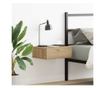 Artisan Oak plutajući noćni ormarić 40x32x15 cm, obrađeno drvo thumbnail 3