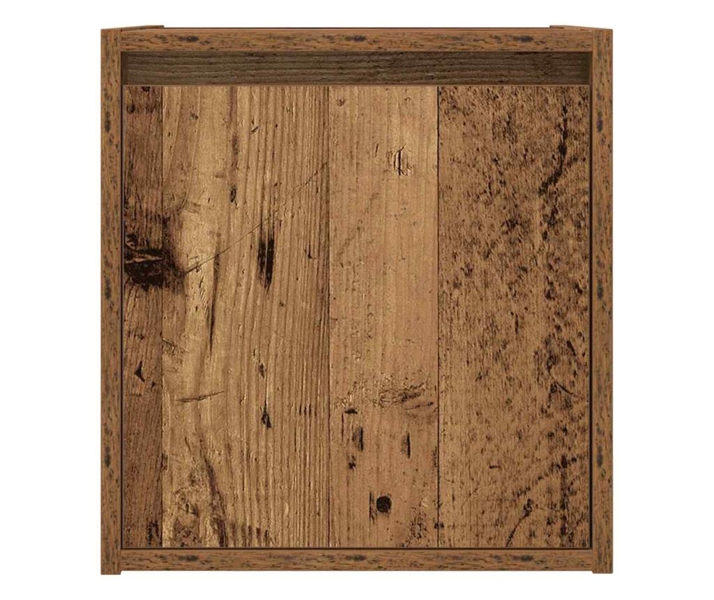 Zidni noćni ormarići 2 kom staro drvo 38x34x40 cm - 7