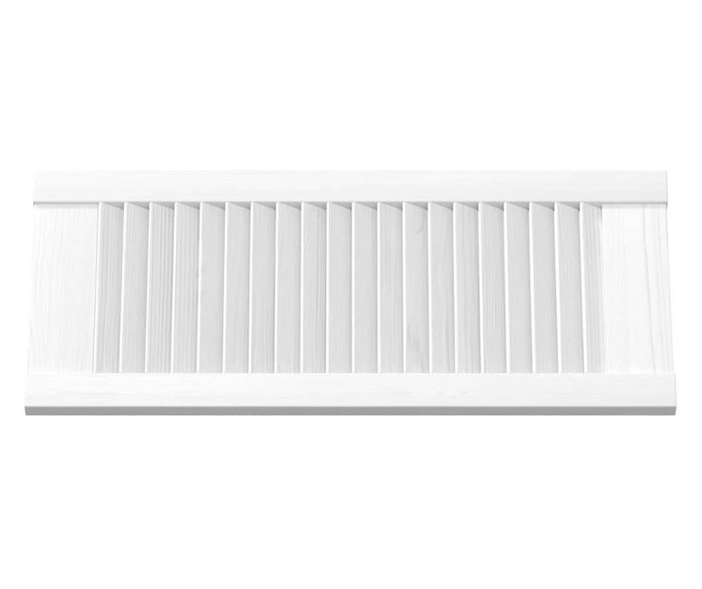 Врати за шкафове Louvred Design 2 бр. бели 69x29,5 cm - 6
