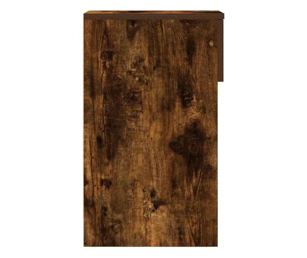 Noćni ormarić s ladicom Smoked Oak 20X36X60 cm - 6