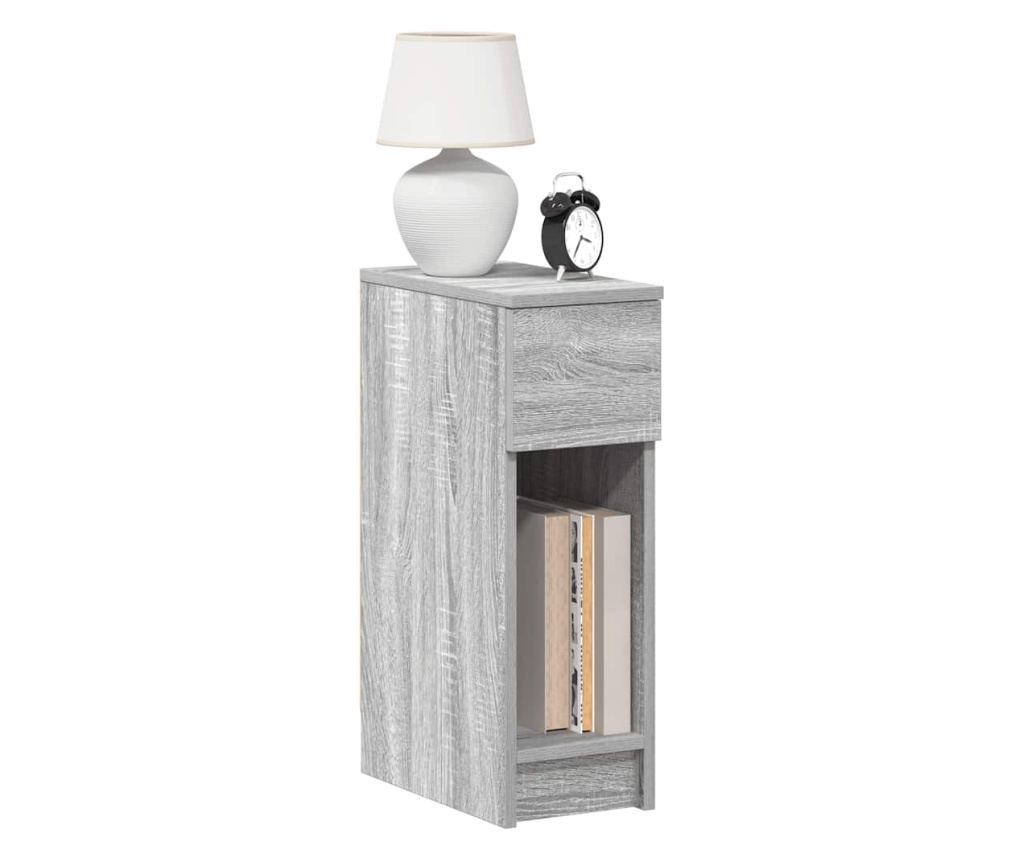 Noćni ormarić Sonoma Gray s ladicom 20x36x60 cm - 2
