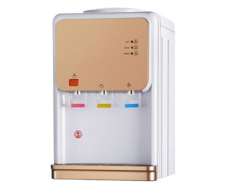 Диспенсър за вода Elite WDC-2525W, Компресорен R600a, 50-550W, 10-85C, 3 температурни настройки, Бежов/бял