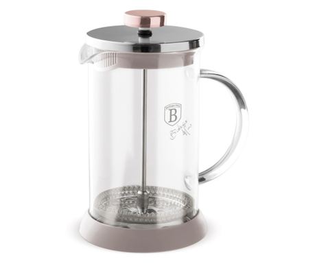 Kávéprés, teaforraló 800 ml Taupe Berlinger Haus BH 8589