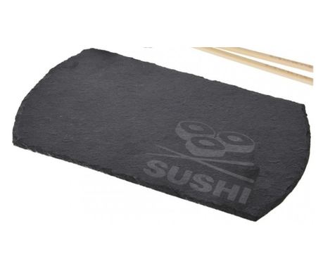 Komo Sushi Tálalókészlet, Kő, 30x18 cm, 4 Részes