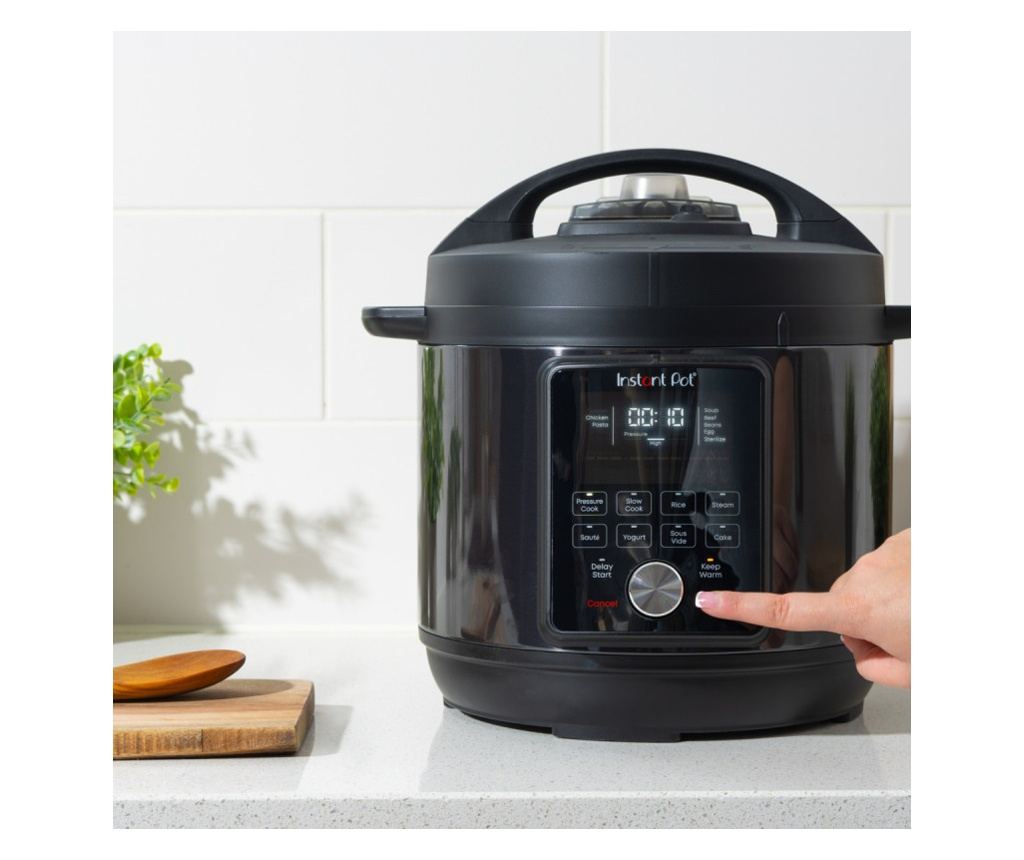 Instant Pot Duo Plus Whisper Quiet Multicooker 112307901, 1000 W, 5,7 l, 9 programe, Pornire întârziată, Afișaj LCD, Negru - 15