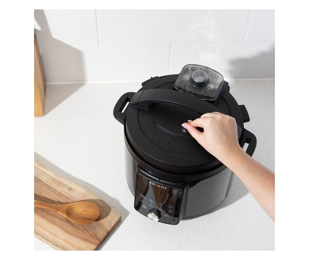 Instant Pot Duo Plus Whisper Quiet Multicooker 112307901, 1000 W, 5,7 l, 9 programe, Pornire întârziată, Afișaj LCD, Negru - 16