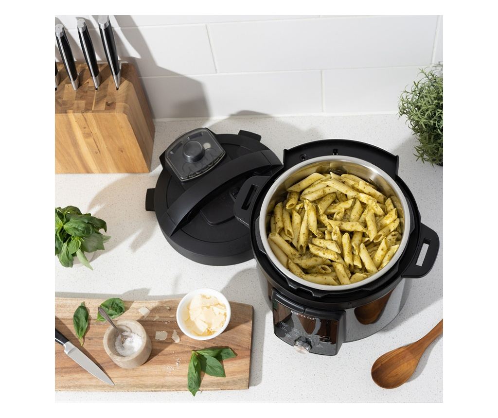 Instant Pot Duo Plus Whisper Quiet Multicooker 112307901, 1000 W, 5,7 l, 9 programe, Pornire întârziată, Afișaj LCD, Negru - 17