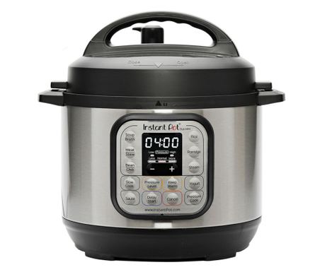 Мултикукър под налягане Instant Pot Duo Mini 110004501, 700W, 3 л, 11 програми, 7 функции, Функция настрой и забрави, Неръждаема