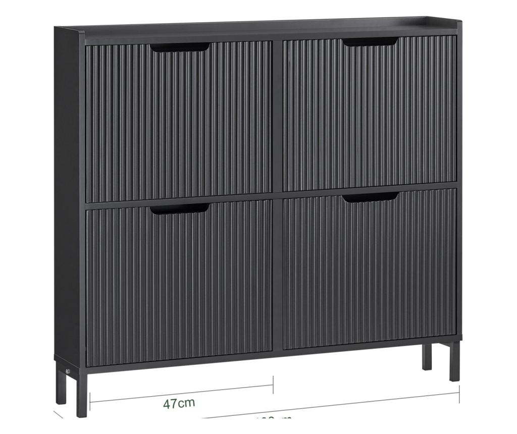 Шкаф за обувки SoBuy FSR177-L-SCH – тесен и функционален - 3