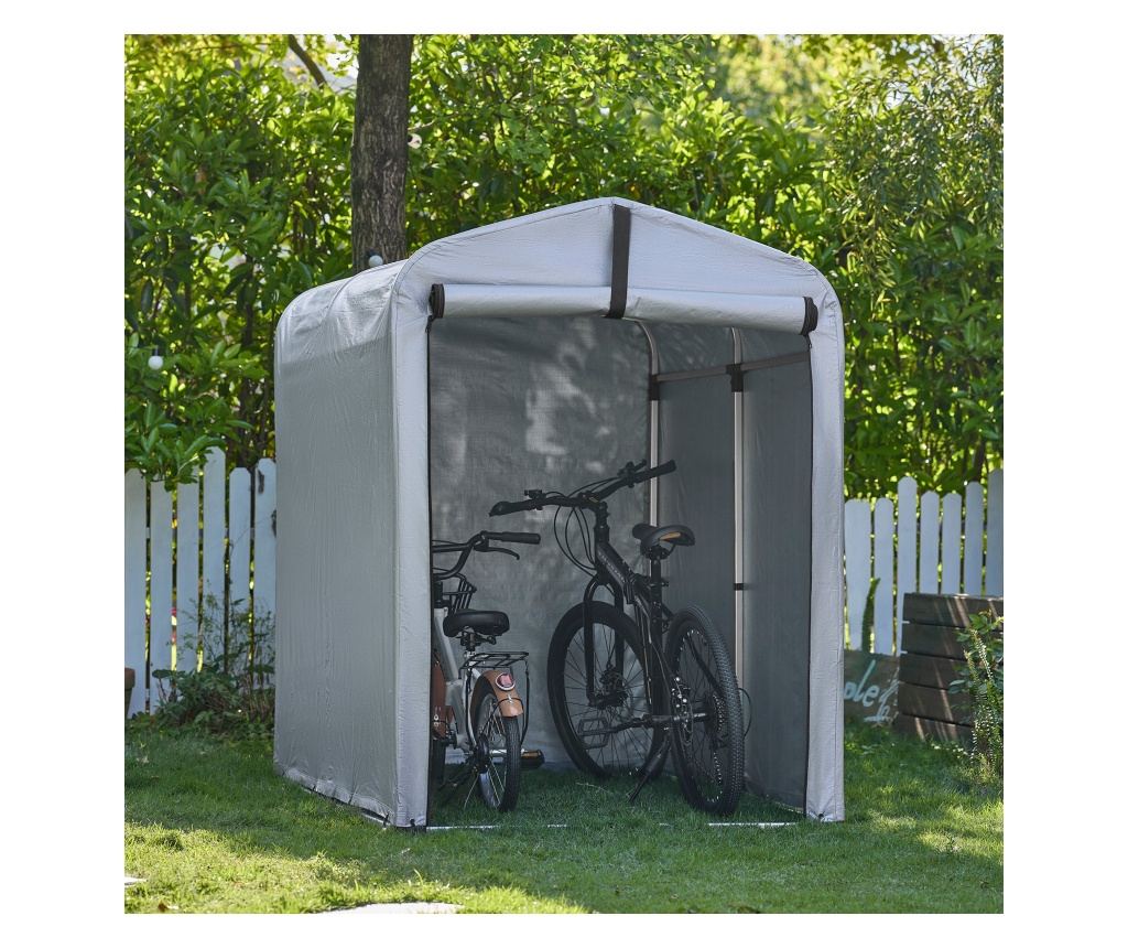Garaj auto impermeabil SoBuy pentru mașini și motociclete, 120x176x163 cm - 2