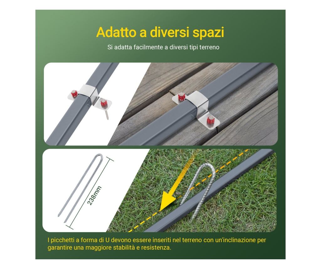 Garaj auto impermeabil SoBuy pentru mașini și motociclete, 120x176x163 cm - 7