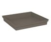 EDA Tuscany Square Antracit Növénycserepes Alátét 40 cm 40 x 40 x 5,9 cm