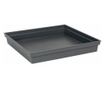EDA Tuscany Antracit Négyzetes Növénycserepes Alátét 40 x 40 x 5.9 cm