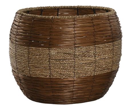 Home ESPRIT Natural Metal Tropical Fiber Virágtartó Szett 33 x 33 x 30 cm