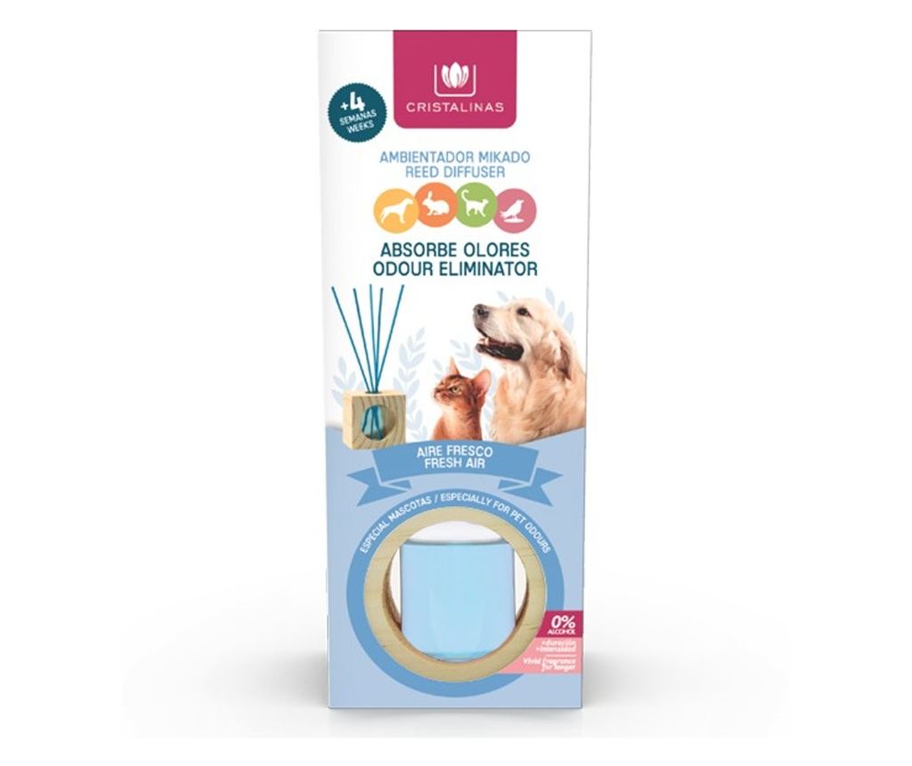 Odorizant 0% alcool „Absoarbe mirosurile” Cristalinas – Aire fresco 30 ml - 2