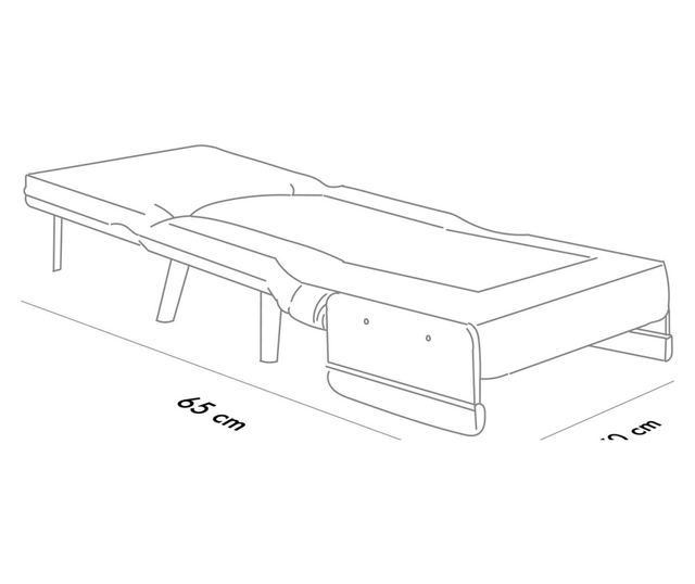 ALEENA Μονός Καναπές Κρεβάτι