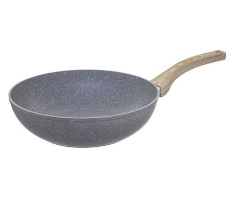 Индукционен уок тиган Secret de Gourmet Forge, Диаметър 28 см, Височина 8 см