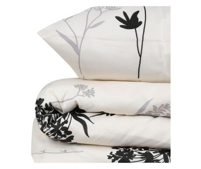 Спален комплект Eponj Home 143EPJ1451, 65% памук, 35% полиестер, 4 части, Завивка 200х220 см, Чаршаф 220х240 см, Калъфка 50х70 с