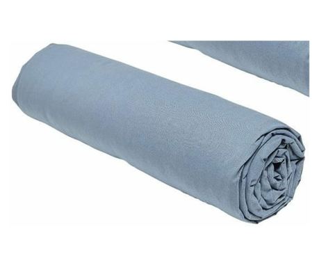 TODAY essential Denim Fitted Sheet 160 x 200 cm