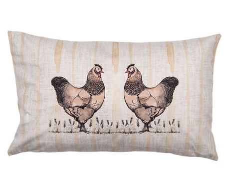 Večbarvna tekstilna prevleka za vzglavnik Gaina 30x50 cm