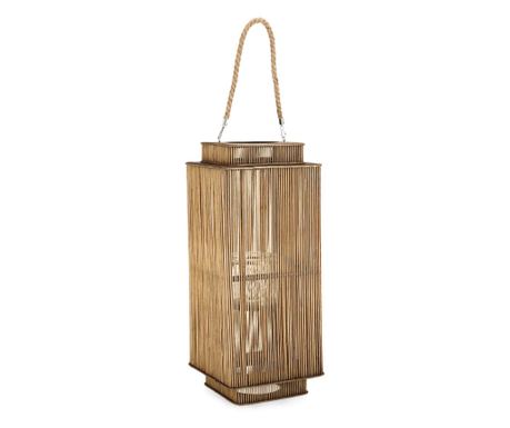 Prirodni bambusov fenjer Turks 26x26x62h