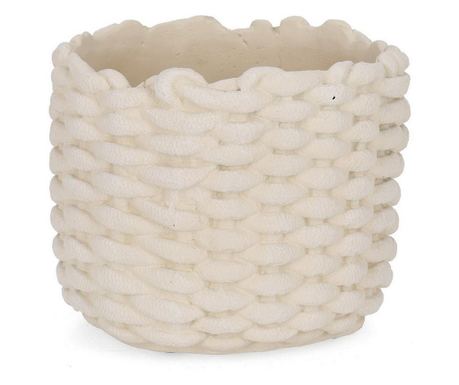 Set od 6 posuda za cvijeće Serafim Ivory Cement Ø20.5x17.5v