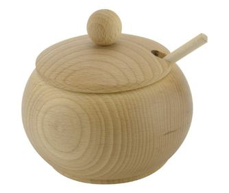 Fa cukortartó fedővel